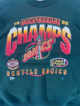 Seattle Supersonics 96' Western Conference Champs Crewneck Size L