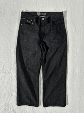 Coogi Black Y2k Pants With Embroidered Leather Back Pocket Size 36x34