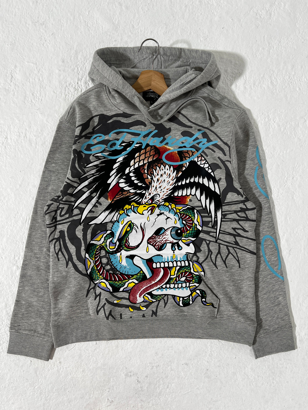 Ed Hardy Pull Over Hoodie NWT
