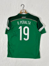Adidas Mexico #19 Oribe Peralta 2014 World Cup Home Jersey Size XL