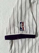 Mitchell & Ness Pin Stripped Lakers Baseball Jersey Size L