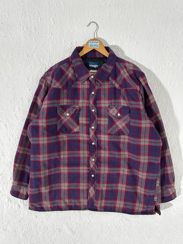 Vintage Wrangler Flannel Button Up Jacket Sz. XXL