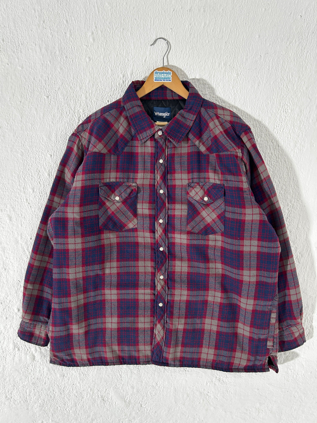 Vintage Wrangler Flannel Button Up Jacket Sz. XXL