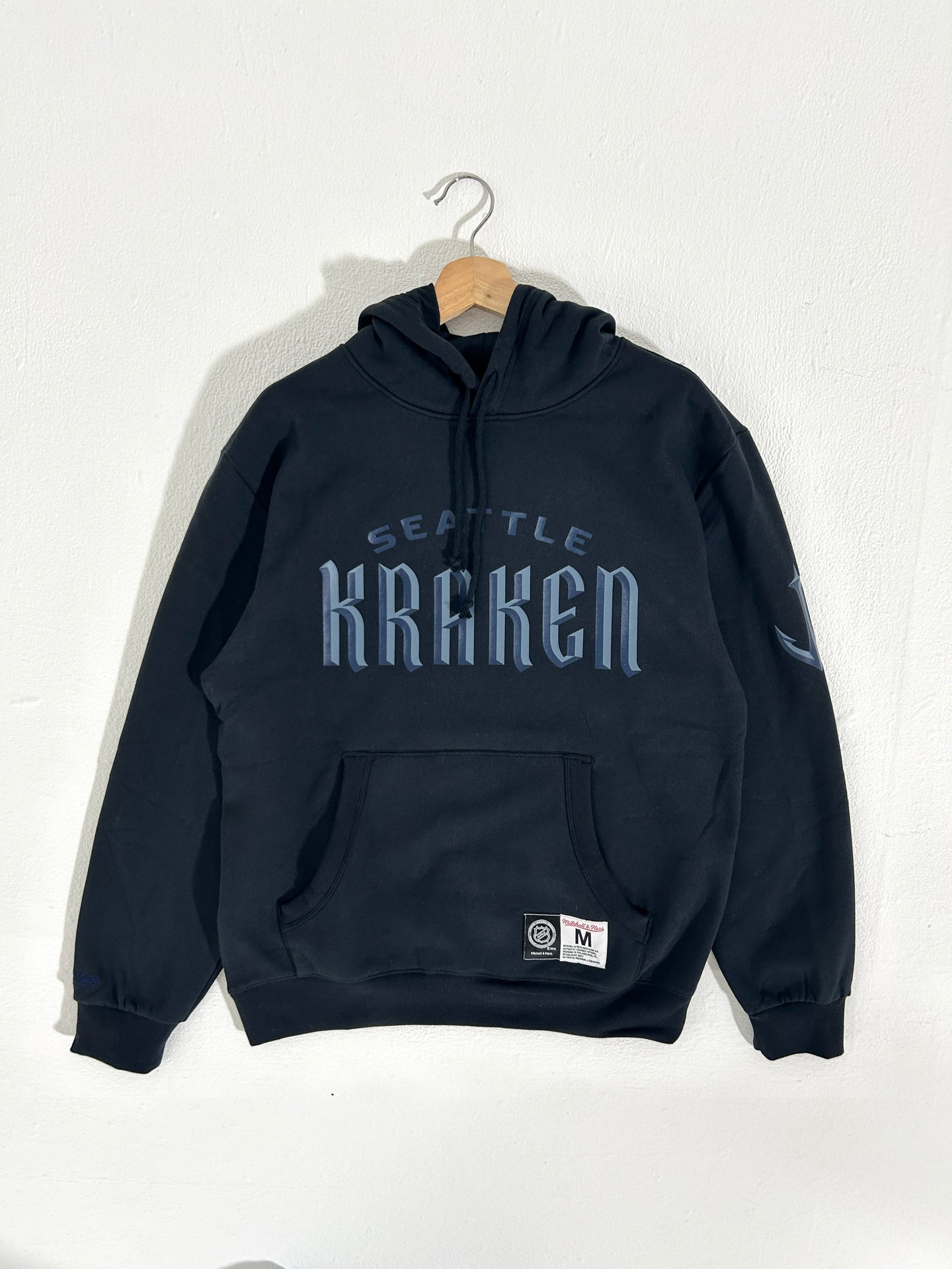 NHL Seattle Kraken 2023 Logo Mitchell & Ness Hoodie Sz. S-2XL