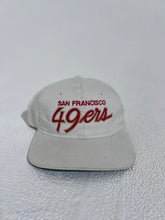 Vintage San Francisco 49ers Sports Specialties 'Script' White Snapback Hat