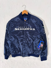 Seattle Seahawks Y2k Buttoned Jacket Sz. M