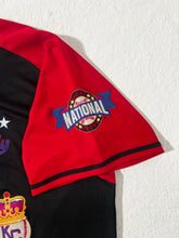 Vintage Negro League AOP Patches Buttoned Baseball Jersey Sz. 8XL