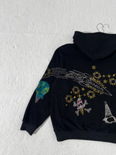 Ice Cream Apricot Embroidered Cotton Hoodie Sz. XL DEPT1