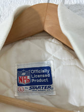 Vintage Seattle Seahawks White Satin Starter Jacket Size L