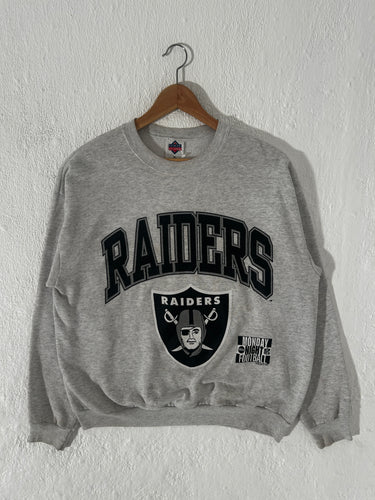 Vintage 1995 Raiders Monday Night Football Crewneck Sz. XL
