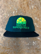 Vintage 1990's Seattle Supersonics Deadstock Fitted Hat Sz. 7 3/8