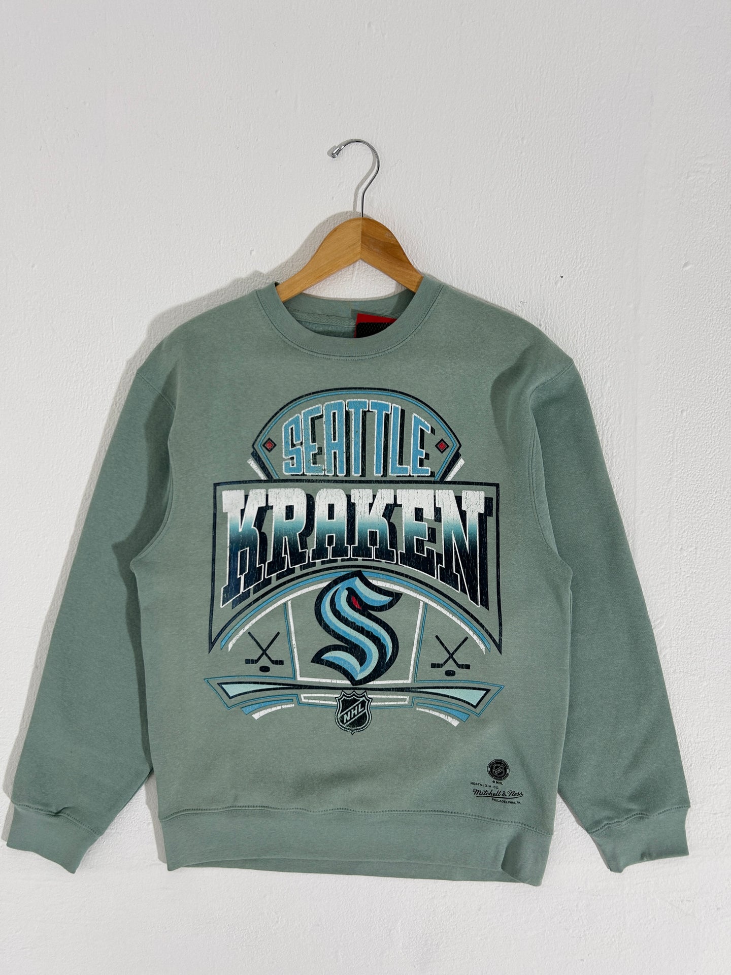 Seattle Kraken Easy Cool Crewneck NHL Mitchell & Ness Sz. S-XL