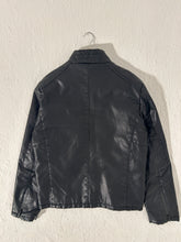 Leather Zip Up Jacket Size L