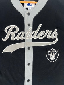 Retro Oakland Raiders STARTER Baseball Jersey Sz. L