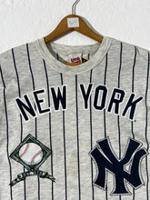 Vintage 1990 New York Yankees Long Gone Series AOP T-Shirt Sz. L