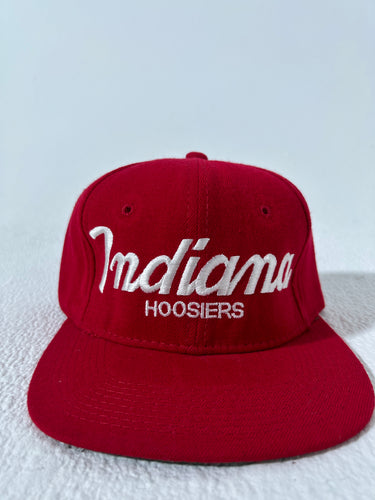 Vintage Indiana Hoosiers Script Sports Specialties Wool Snapback Hat