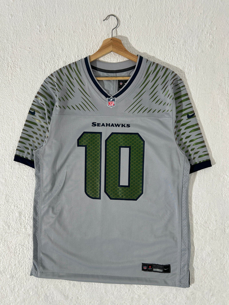 Seattle Seahawks Cooper Kupp #10 Wolf Gray 2025 Game Jersey