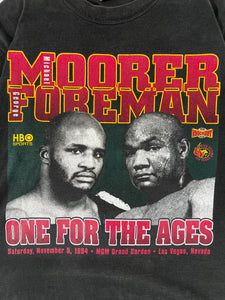 Vintage 1994 Michael Moorer V George Foreman One For The Ages T-Shirt Sz. L