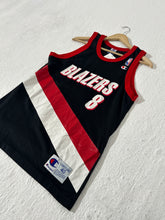 Vintage 1990's Portland Trailblazers Steve Smith #8 Champion Jersey