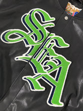 Seattle Seahawks Jeff Hamilton Vegan Leather Jacker Size L