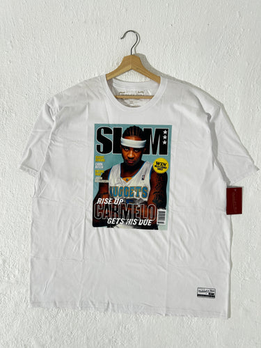Denver Nuggets Slam Cover Carmelo Anthony Tshirt Mitchell & Ness Sz. 3XL
