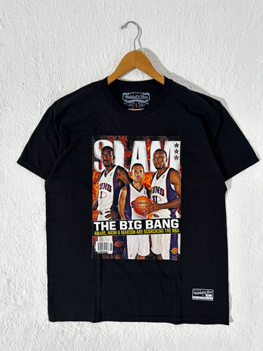 Phoenix Suns Slam The Big Bang Mitchell & Ness Amare, Nash, & Marion  Tshirt  Sz. L
