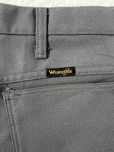 Vintage Light Gray Wrangler Polyester Pants 38x30