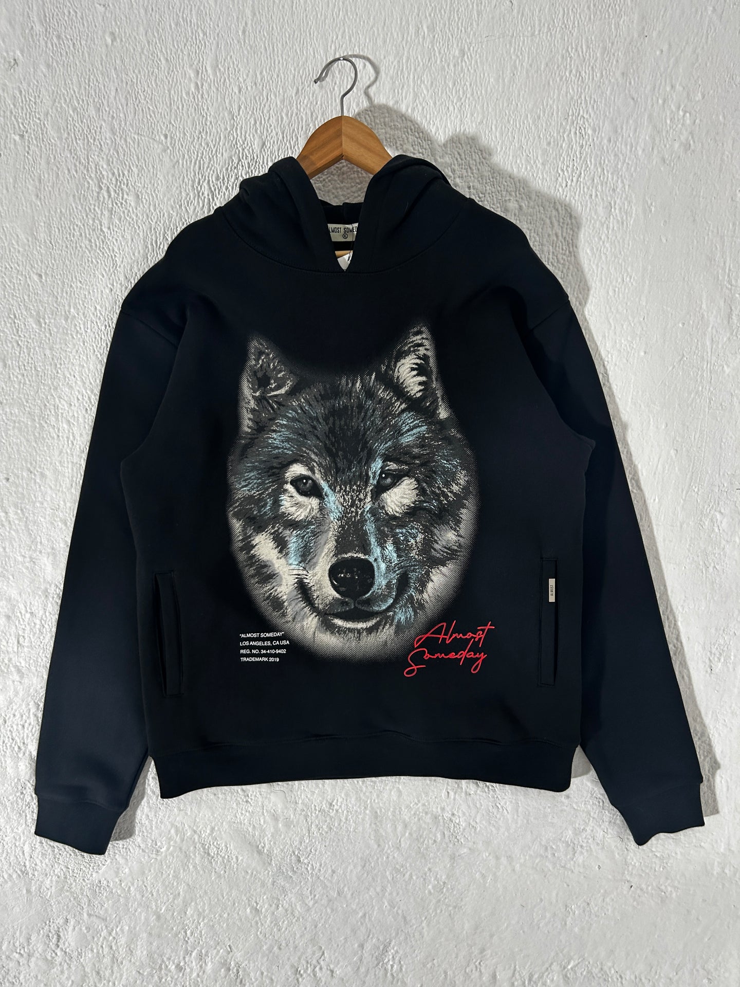 Almost Someday Wolf Hoodie Size XL