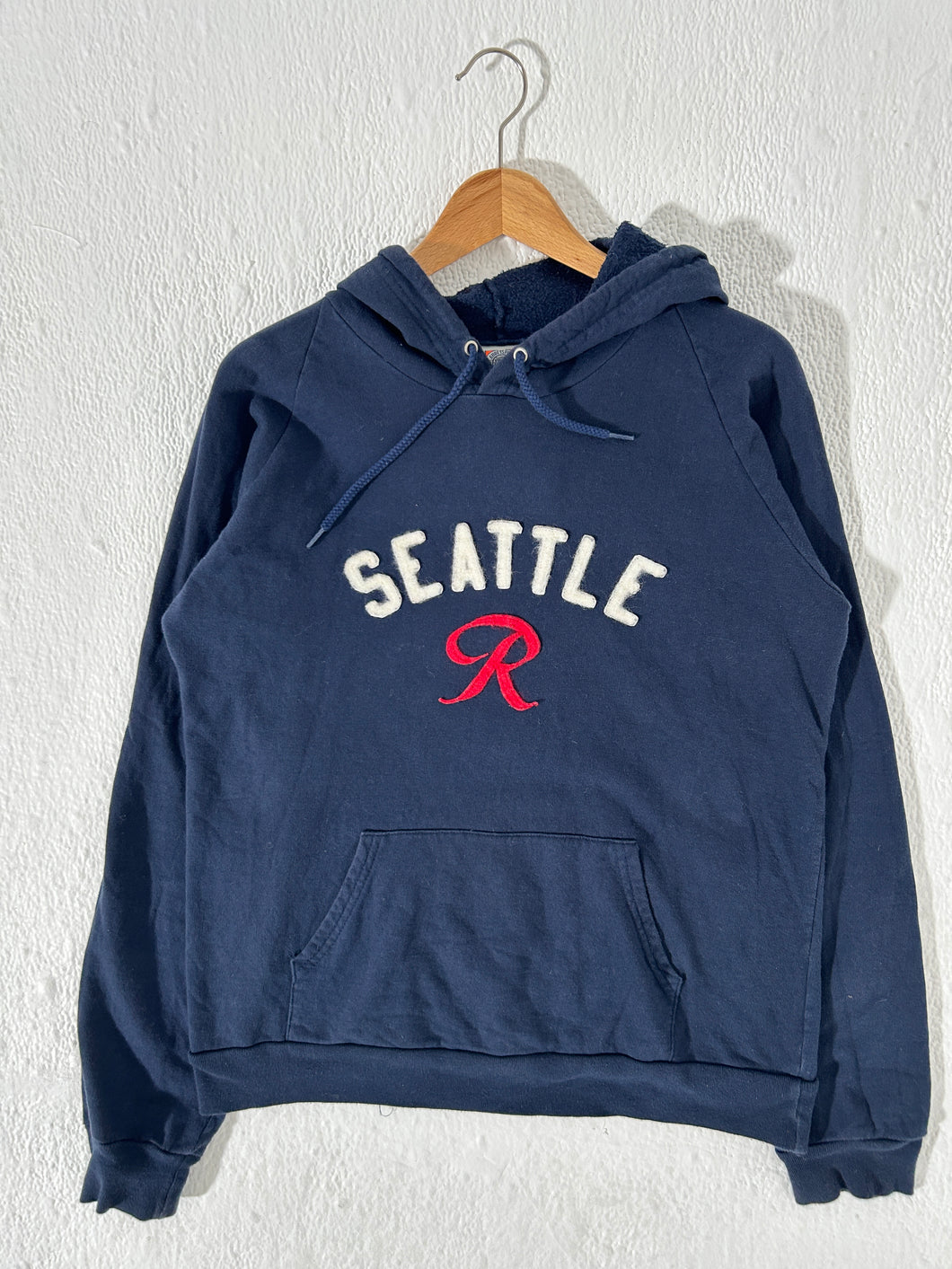 Seattle Rainier Ebbets Field Flannel Hoodie Size M