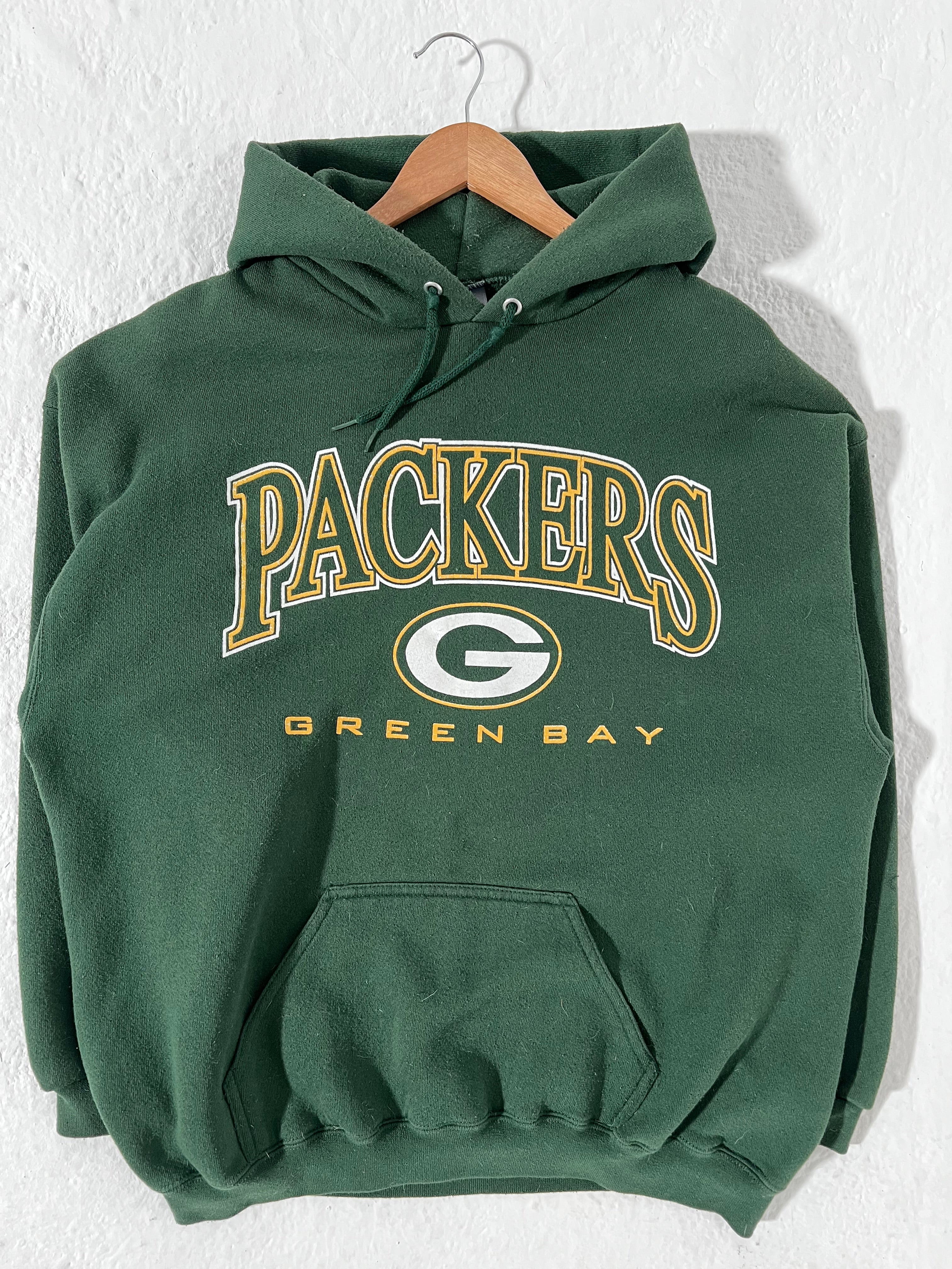 【US限定】STARTER NFL Green Bay Packers Vintage Hoodie Men's Green Bay Packers Mitchell & Ness Green Vintage
