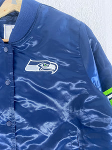 Seattle Seahawks Satin Starter Jacket Sz. Womans XXL