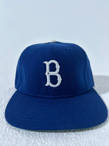 Vintage Brooklyn Dodgers Roman Pro Fitted Hat Sz. 7 1/2