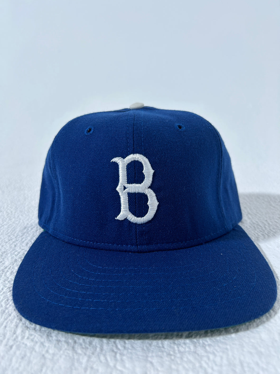 Vintage Brooklyn Dodgers Roman Pro Fitted Hat Sz. 7 1/2