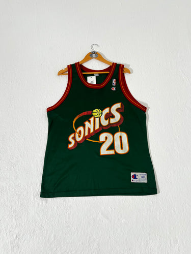 Vintage 1990's Seattle SuperSonics Gary Payton #20 Away Jersey Sz. 48