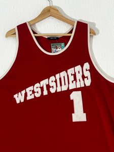 TBNW Vintage 90s Red Westsiders Basketball Jersey Sz. 2XL