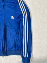 Vintage 1980's Adidas ATP Keyrolan Blue Zip Up Jacket Sz. L (DEPT1)