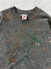 1/1 Vintage Paint Splatter Gray Crewneck Size M