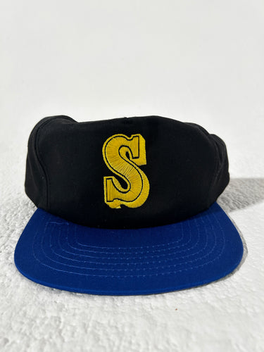 Vintage Seattle Mariners Big S Logo Snapback Hat