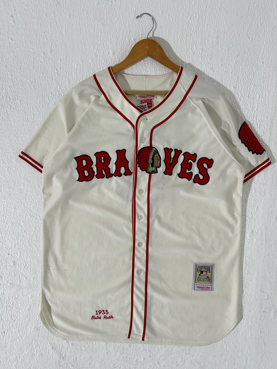 Babe Ruth Braves Cooperstown Mitchell & Ness Jersey 3XL