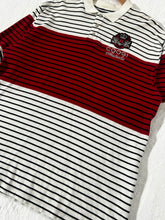 Y2K Coogie Striped Polo T Shirt Sz. 2XL