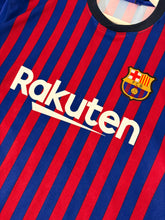 FC Barcelona 2018-19 Vertical Stripped Lionel Messi #10 Jersey Size L