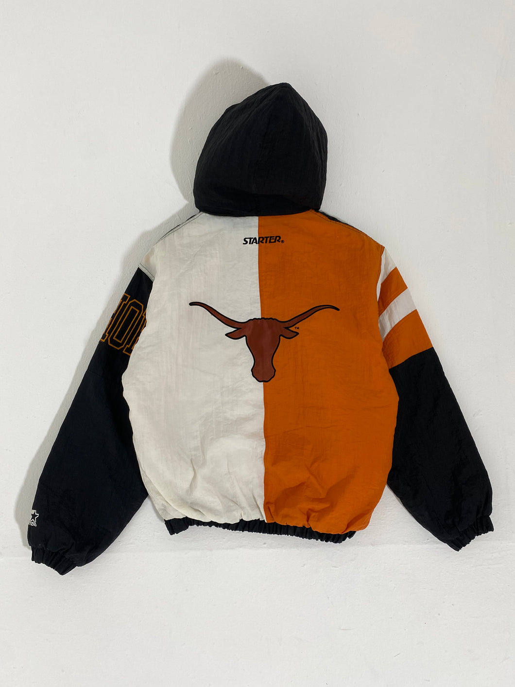 Vintage 1990's University of Texas Longhorns STARTER Parka Jacket Sz. L