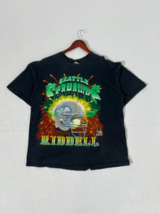 Vintage Seattle Seahawks Riddell Helmet T-Shirt Sz. XL