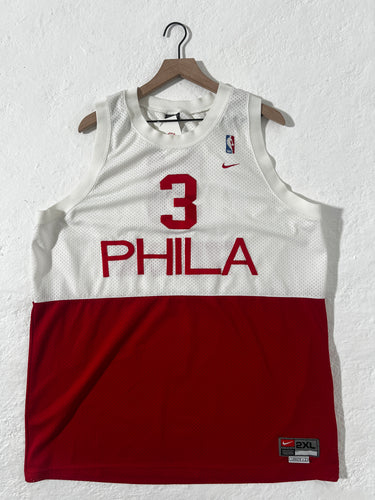 Vintage Philadelphia 76ers Allen Iverson  #3 Jersey Sz. 2XL