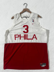 Vintage Philadelphia 76ers Allen Iverson  #3 Jersey Sz. 2XL