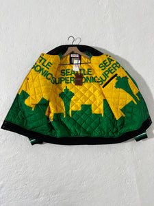 Retro Seattle Supersonics Mitchell & Ness Jacket Size 2XL
