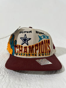 Vintage Dallas Cowboys Super Bowl 30 Champions Logo Athletic Snapback Hat