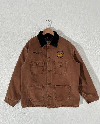 Vintage Brown Carhartt Chore Jacket Sz. L