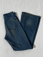 Vintage 1970's Seafarer Flared Navy Jeans Sz. 28