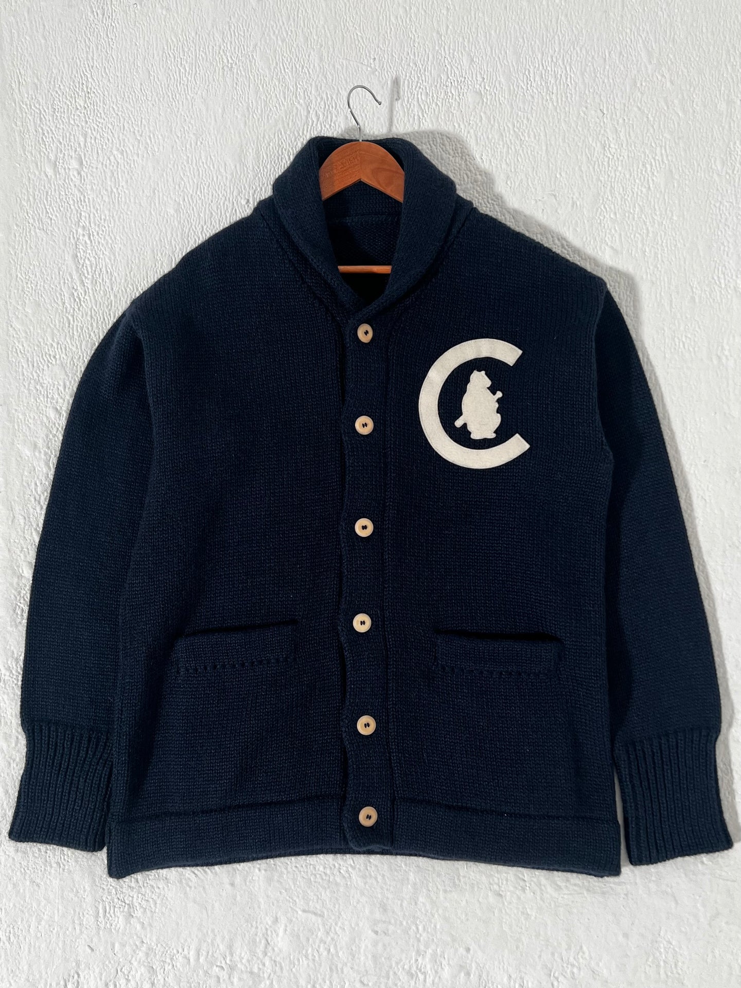 Ebbets Field Chicago Cubs 1913 Knit Cardigan Sweater Sz. XL